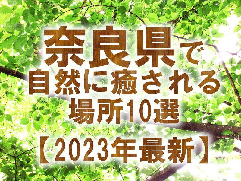 奈良県で自然に癒される場所10選【2023年最新】